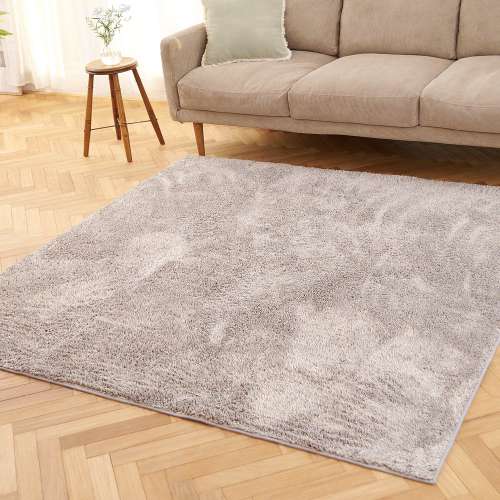 LIFELEX 洗える制菌防臭シャギーラグ 80x185 BR