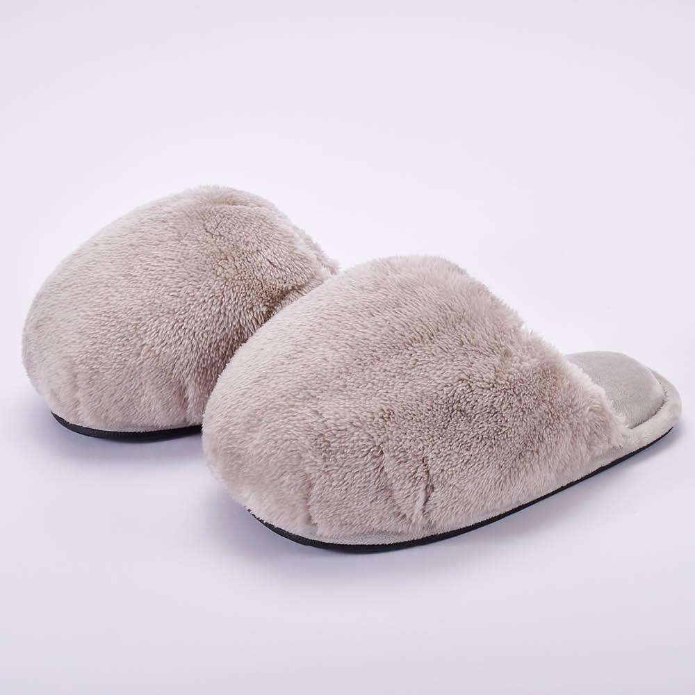 LIFELEX　超極厚リッチスリッパ　ＧＲＹ　Ｌ　２５～２７