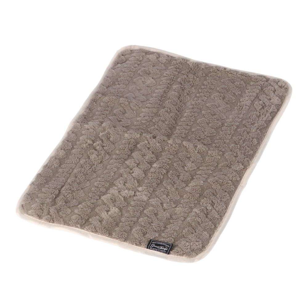 LIFELEX　ブランケットＬＬ　ケーブルニット　グレージュ　ＱＲ１２‐４１１０　２６ＡＷ