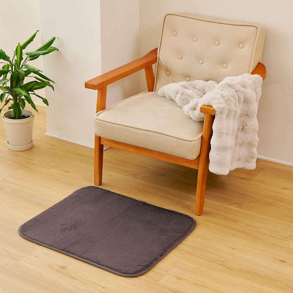 LIFELEX　ほぼネコマット　ブリティッシュ　５０×６０　チャコールグレー
