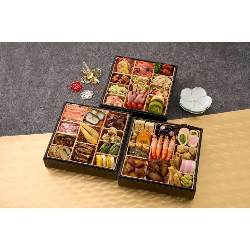 【11/20まで　早期注文特別価格】「日本料理　てら岡」監修　祝彩三段重　Ａ４１‐１２Ｃ
