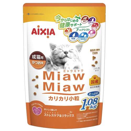 ＭｉａｗＭｉａｗ カリカリ小粒 かつお味　１．０８ｋｇ