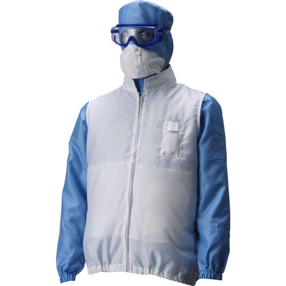 ＧＯＬＤＷＩＮ　空調服［［Ｒ上］］アウターベスト　白　Ｌ　ＰＫ２９１３‐Ｗ‐Ｌ