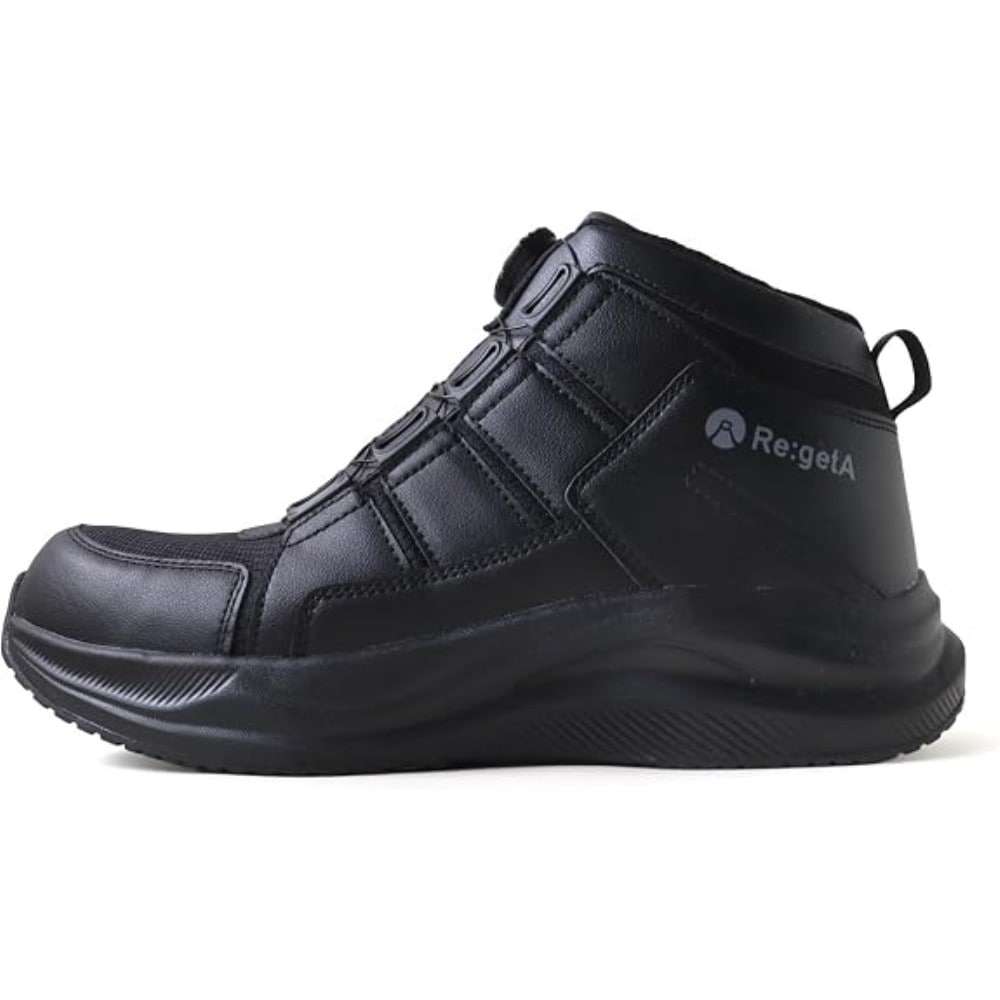リゲッタ Regetta ダイヤル式ハイカット BLK 26.5cm RSF003-BLK-26.5