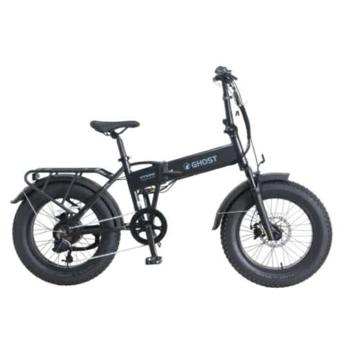 ２０インチ　サイクーゴーストウルフ　電動アシスト自転車　外装7段 LEDバッテリーライト　マットブラック