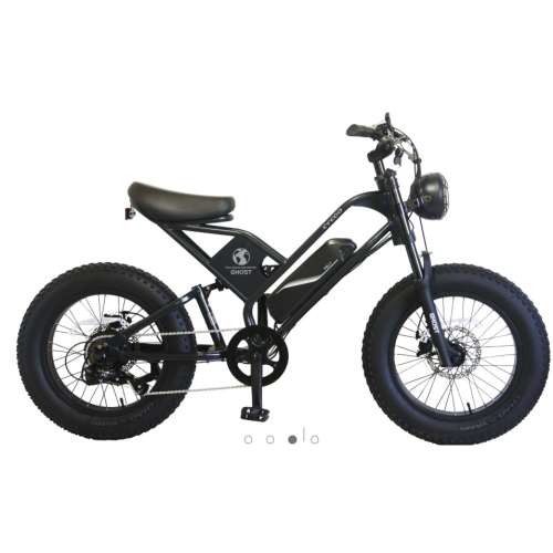 ２０インチ　サイクーゴースト 　電動アシスト自転車　外装7段 LEDバッテリーライト　マットマッハブラック