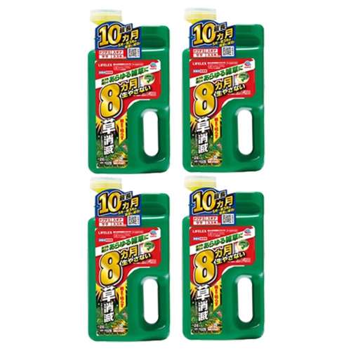 【まとめてお得】LIFELEX　アースカマイラズ草消滅ジョウロヘッド　２Ｌ　×４個セット