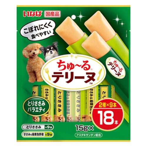 いなば食品　ちゅ～るテリーヌ　とりささみバラエティ　１５ｇ×１８本