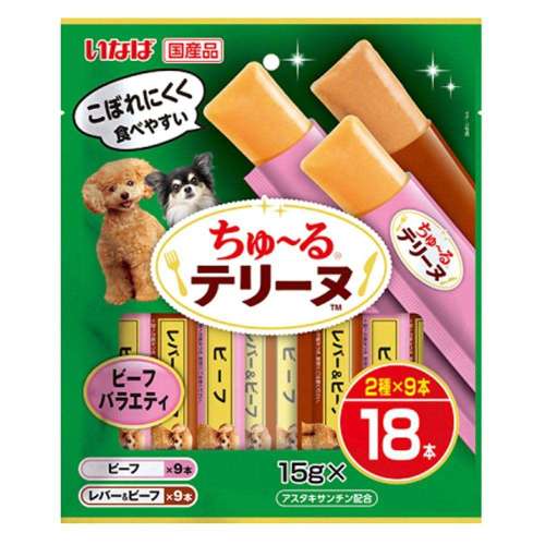 いなば食品　ちゅ～るテリーヌ　ビーフバラエティ　１５ｇ×１８本