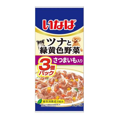 いなば食品　ツナと緑黄色野菜さつまいも入り　４０ｇ×３袋