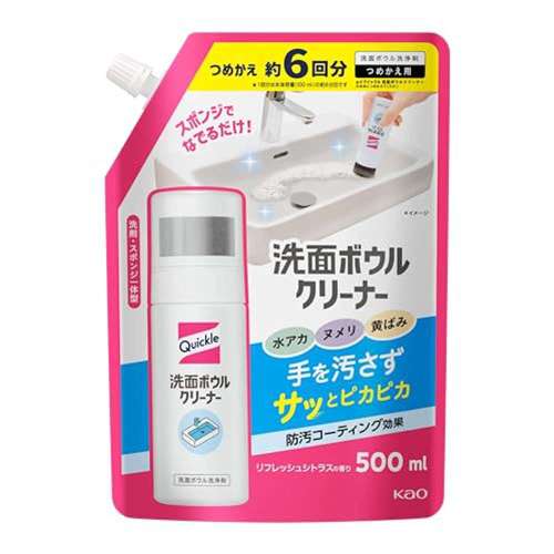 花王　クイックル洗面ボウルクリーナー　つめかえ用５００ｍｌ