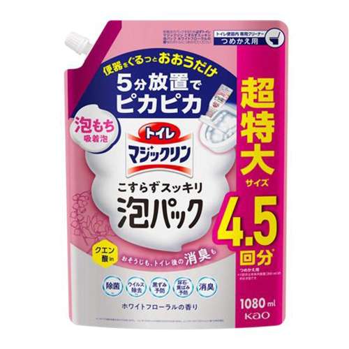 花王　トイレマジックリン泡パック　フローラル替え１０８０ｍｌ
