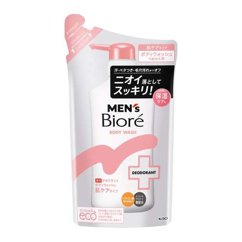 花王　メンズビオレ　薬用デオドラントボディウォッシュ　肌ケアタイプ　つめかえ３６０ｍｌ