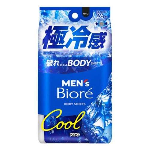 花王　メンズビオレボディシート　極冷感タイプ