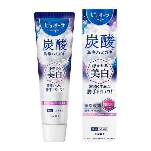 ピュオーラ 炭酸ハミガキ 浮かせる美白 95g