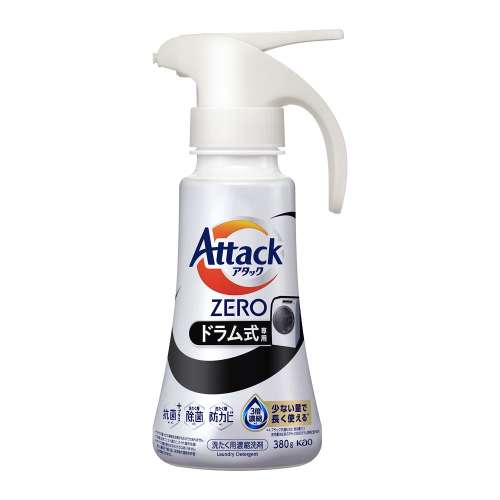 花王　アタックＺＥＲＯ　ドラム式専用　ワンハンドタイプ　３８０ｇ