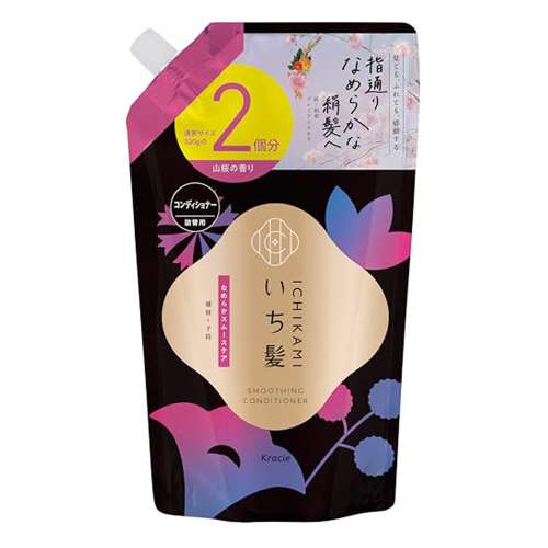 クラシエホームプロダクツ販売　いち髪　なめらかスムースケア　コンディショナー　詰替用２回分　６４０ｇ