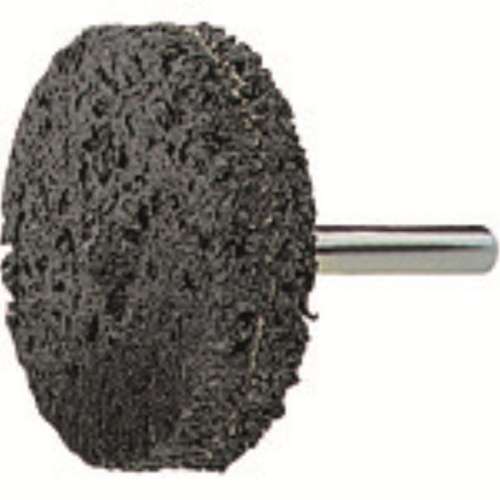 トラスコ中山 CNS軸付ユニホイール（軸径6mm） ＃120相当 外径49mm