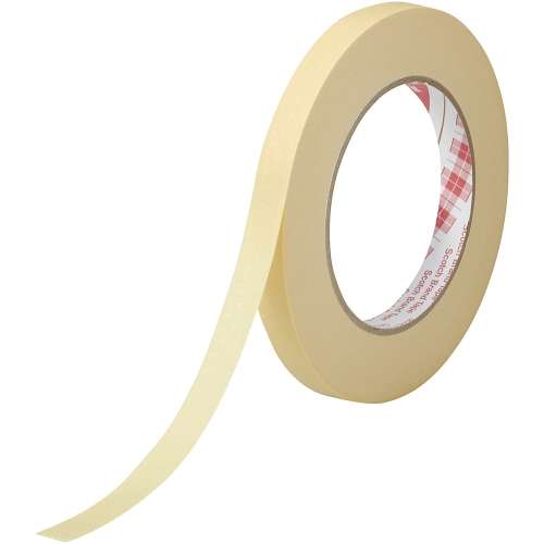 トラスコ中山 耐熱性クレープマスキングテープ 214-3MNE 12mmX50m