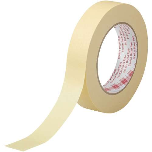 トラスコ中山 耐熱性クレープマスキングテープ 214-3MNE 25mmX50m