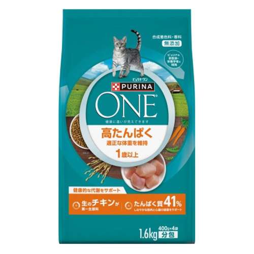 ネスレ日本　ピュリナワンＣＡＴ　高たんぱく体重チキン　1.6kg