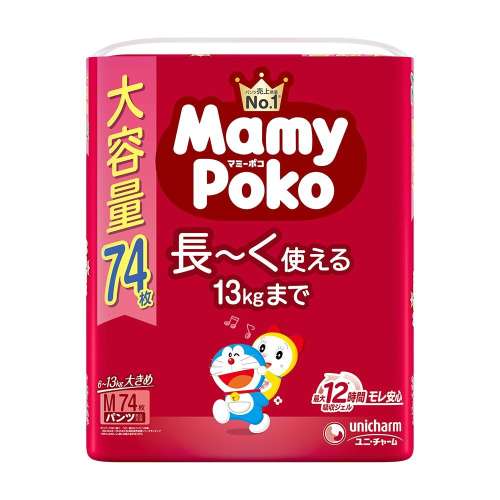 ユニ・チャーム　マミーポコパンツ　Ｍ７４枚　ドラえもん