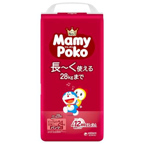ユニ・チャーム　マミーポコパンツ　ビッグ大　２４枚　ドラえもん