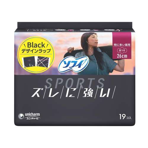 ユニチャーム ソフィSPORTS 260羽付き 19枚