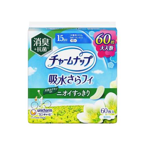 ユニ・チャーム　チャームナップ　吸水さらフィ　少量用　消臭　６０枚