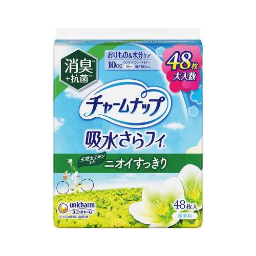 チャームナップ吸水さらフィロングパンティライナー消臭４８枚