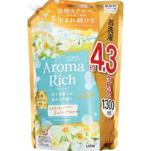 ライオン ソフランアロマリッチ クレア替UL1300ml