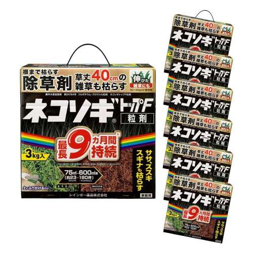【まとめてお得】レインボー薬品　ネコソギトップＦ　３ｋｇ　×６個セット