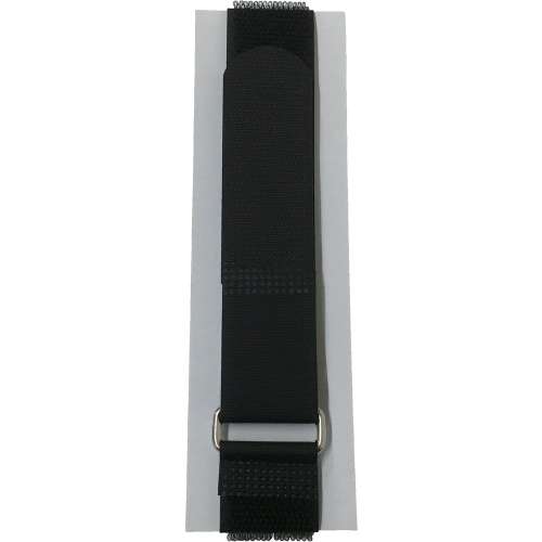 ユタカメイク マジックテープ 万能バンドゴム無し 25mm×40cm 環付 ブラック G106