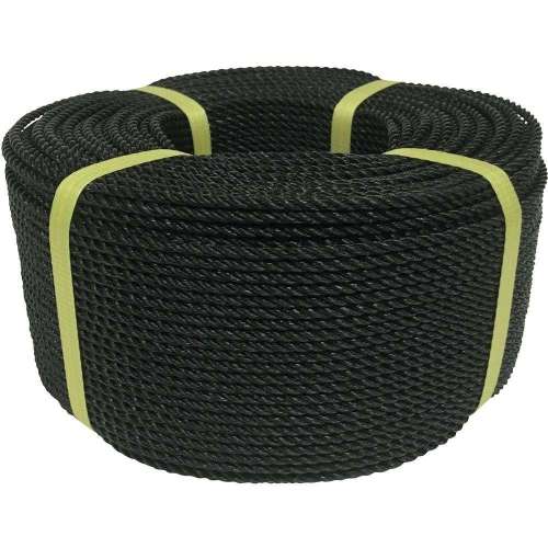 ユタカメイク ロープ PEロープ巻物 4φ×200m ブラック PE-84