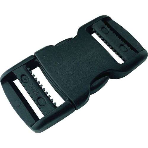 ユタカメイク 平ベルト金具 サイドリリースバックル アジャスト型 30mm幅用 （1個入り） JYA-330