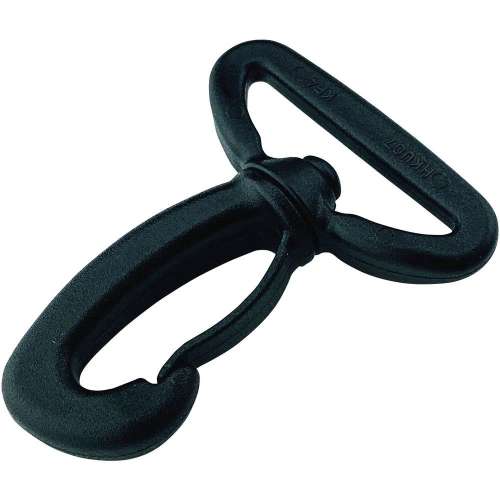 ユタカメイク 平ベルト金具 回転ナスカン 流線型 30mm幅用 （1個入り） JND-130