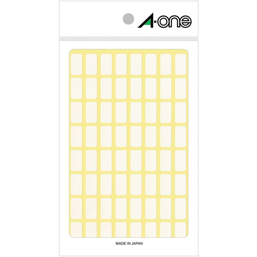 3M エーワン （TM） フリーラベル白無地8×15 64面×15シート960片入 06001