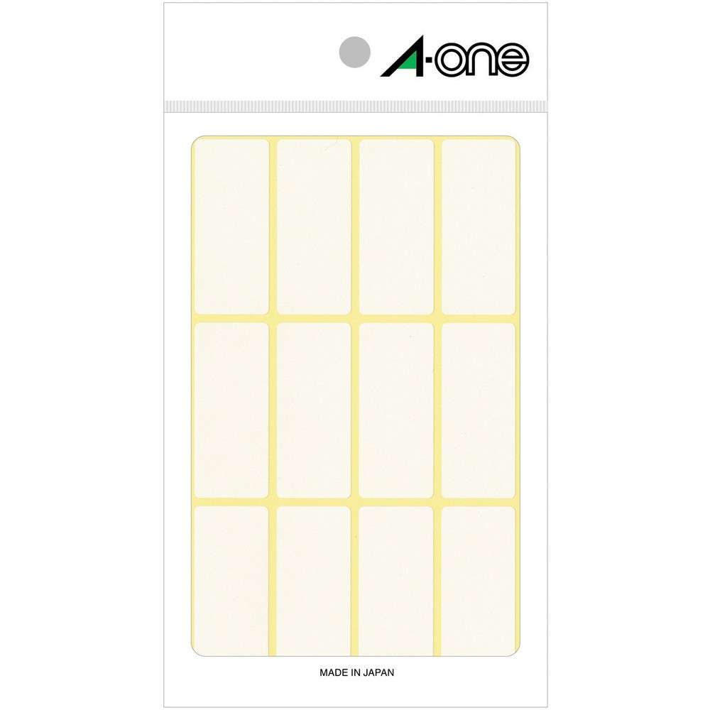 3M エーワン （TM） フリーラベル白無地19×45 12面×15シート180片入 06006