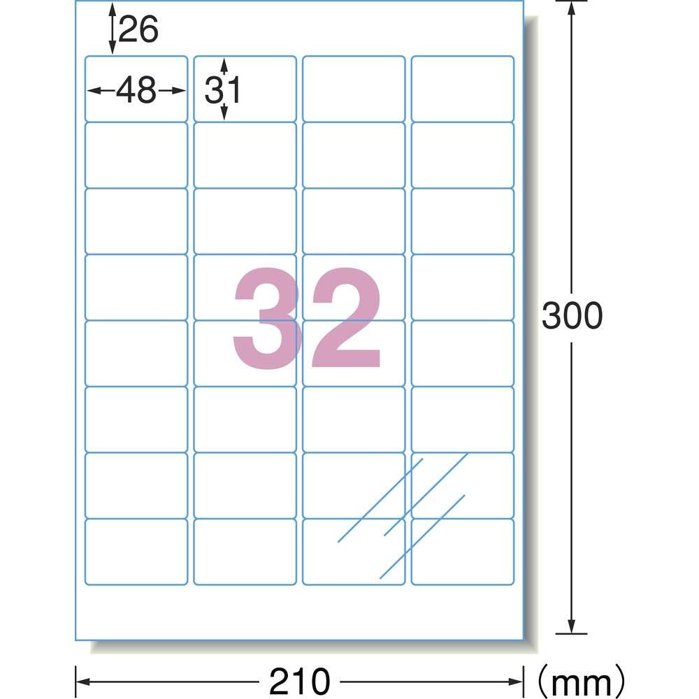 3M エーワン （TM）  透明保護フィルム 48×31mm （6枚入） 79232