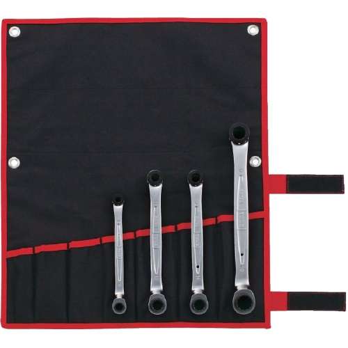 TONE 75度両頭ラチェットめがねレンチセット（深穴タイプ） RM75A400