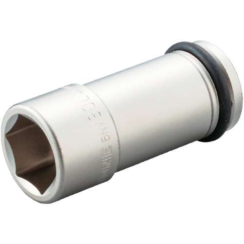 TONE インパクト用ロングソケット 対辺寸法30mm 差込角19.0mm 全長100mm HG6NV-30L