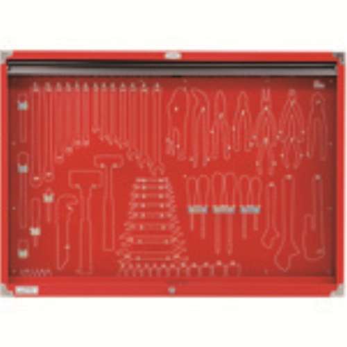 TONE 整備用工具セット シャッター付きサービスボード 間口1086×奥行124×高さ772mm セット内容：ボードのみ C635B