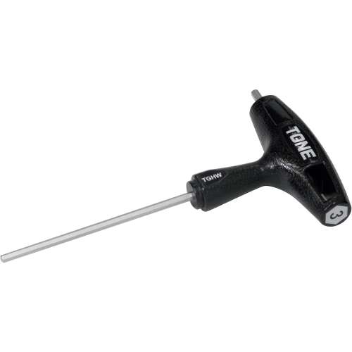 TONE 六角棒レンチ（T形） グリップヘキサゴンレンチ 対辺寸法3mm 全長134mm TGHW-03