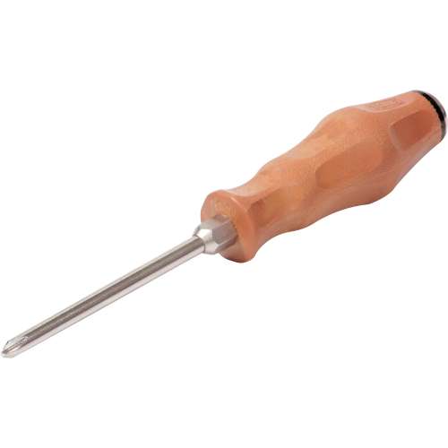TONE 木柄ドライバー スベランドライバー（貫通） 刃先No.1 軸長75mm 全長167mm PWPD-001
