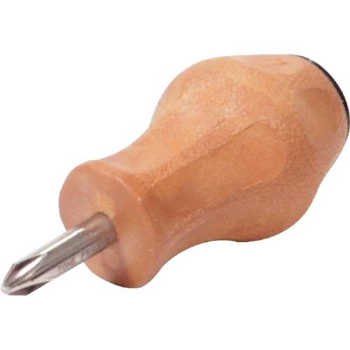 TONE 木柄ドライバー スベランスタビードライバー 刃先No.2 軸長25mm 全長82mm PWSD-P2