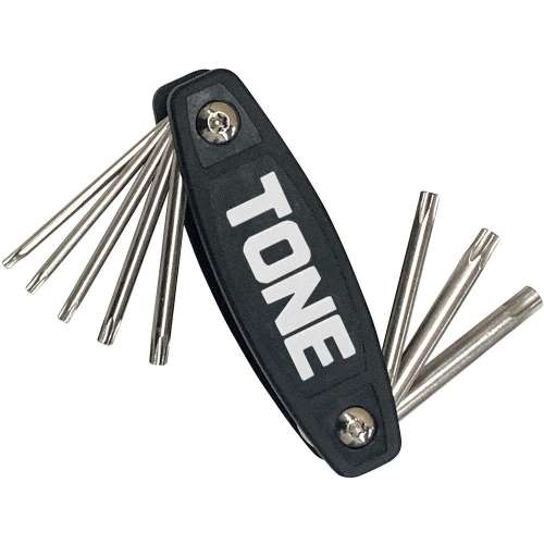 TONE ヘックスローブナイフレンチ（いじり防止タイプ） セット内容（本）8