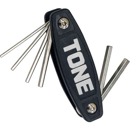 TONE 六角棒レンチ（ナイフ式） ナイフレンチ セット内容2.5、3、4、5、6、8mm AW601