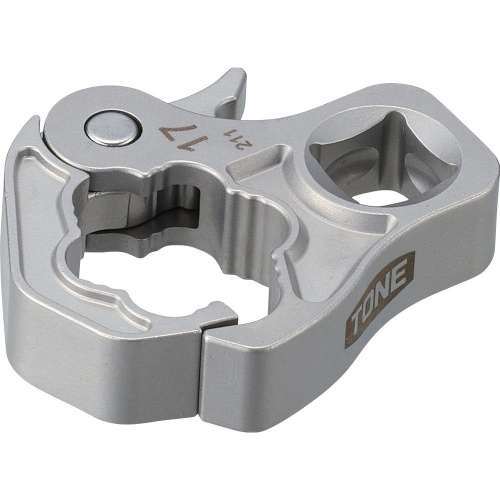 TONE クイックオープンクロウフットレンチ 対辺寸法19mm 差込角9.5mm 3QCF-19