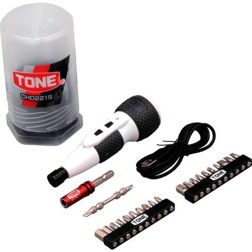 TONE ハイブリッド電動ドライバーセット CHD221S