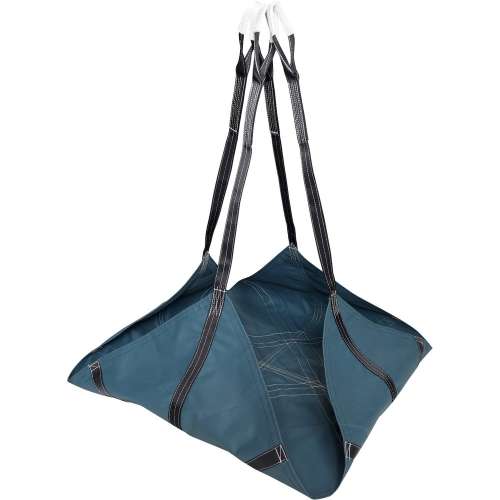 防水型トラッシュシート 4点フックタイプ 2.4M角 最大使用荷重（t）2